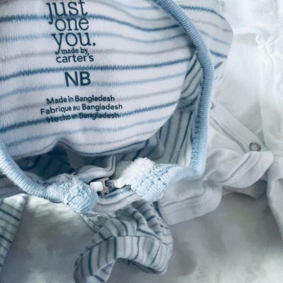 Gerber newborn onesies and a newborn carters sleeper - Picture 2 of 3